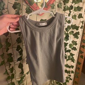 Zara Basic Rib Tank Top